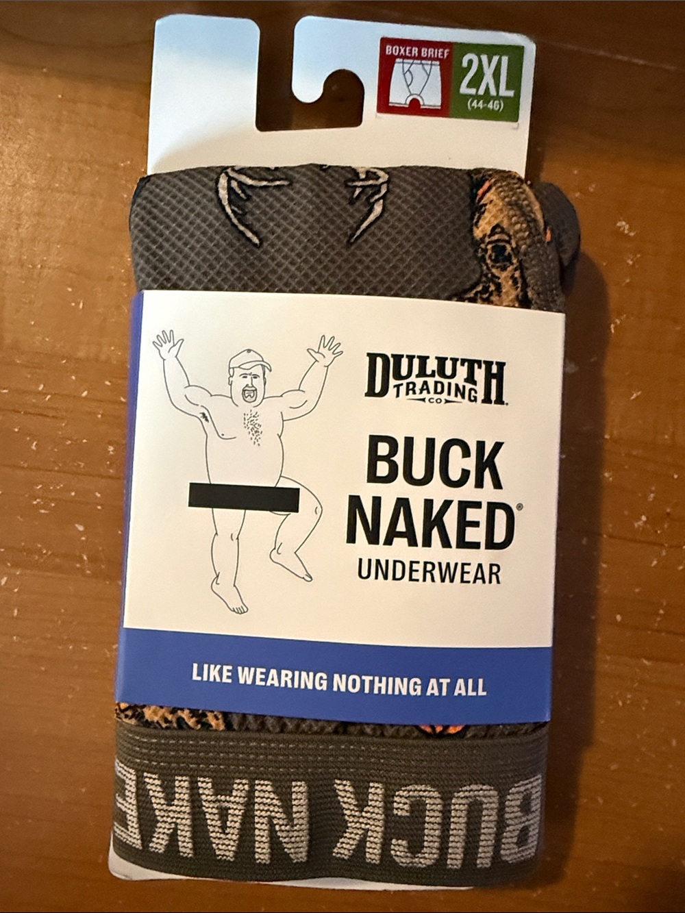 Duluth Trading Co Buck Naked Boxer Briefs 2XL NEW